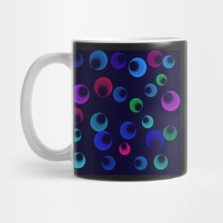 Abstract Circles Multicolor Mug